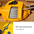 Heavy-Duty Retractable Spring Balancer with 1.5m Wire Rope & Hook - Reliable Tool Holder for Workshop & Automotive Equipment (30-40 Kg Capacity)