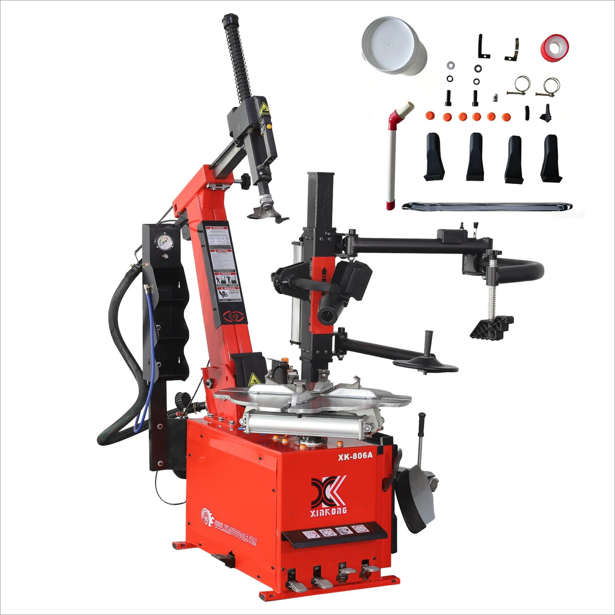 XK Tire Machine,Wheel Changers,Rim Clamp 28 in,110V,2.0HP,806B