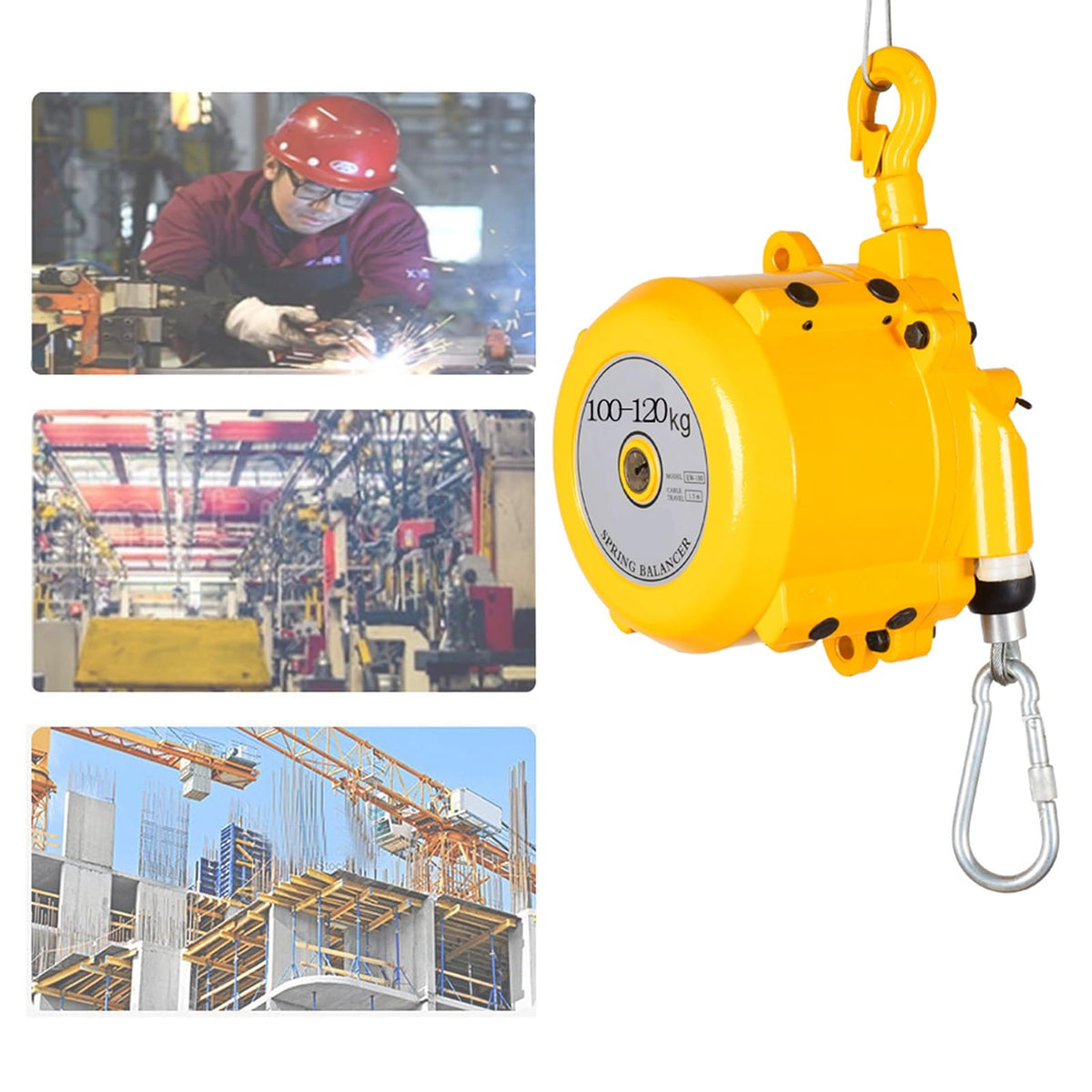 Spring Balancer,Hanging Retractable Tool Spring Balancer,Tower Type Pneumatic Combination Strapping Tool Balancing Lifting Jack,Multifunctional Auxiliary Tools(15-22kg