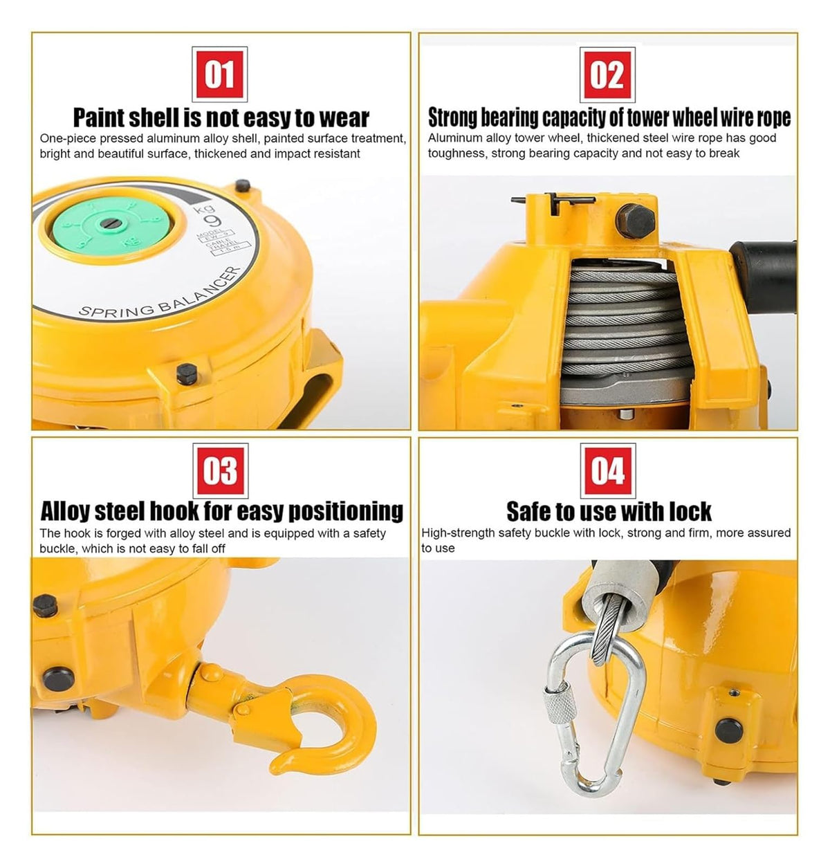 Spring Balancer Tower Type Pneumatic Combination Strapping Tool Balancing Lifting Jack,Multifunctional Auxiliary Tools(5-9kg