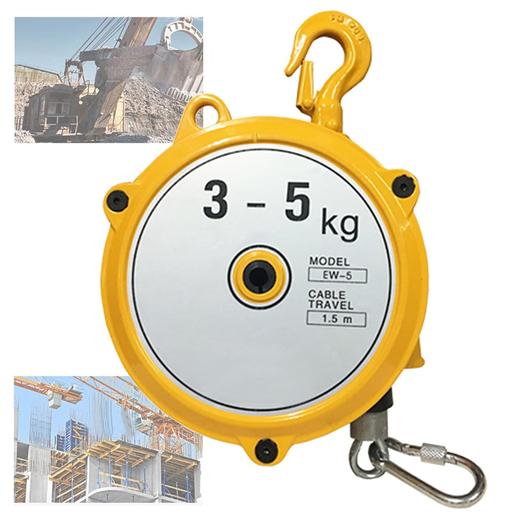 Spring Balancer Tool, Retractable Spring Balancer Tool Suspension, Strong Bearing Capacity, Multifunctional Load Balancer, for Hang, Carry and Remove Tools(1-3kg)