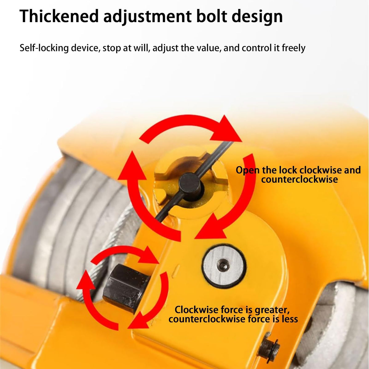 Spring Balancer, Iron Hanging Balancer,1.5m Length Tool Balancer with,Adjustable Balancer Retractor Hanging Holding,Equipment in Yellow(3-5 kg)