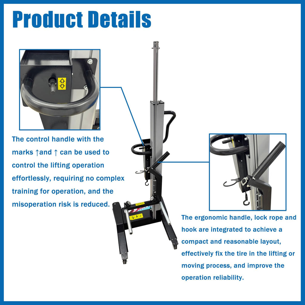 Pneumatic Tire Lifter 0.8-1.2MPa