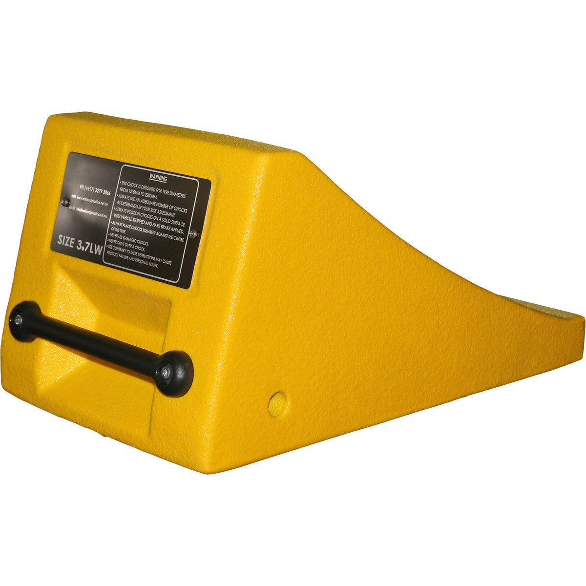 AME INTL 15337 Wheel Chock, Size 5537 for Tire Size DiAME INTLter: