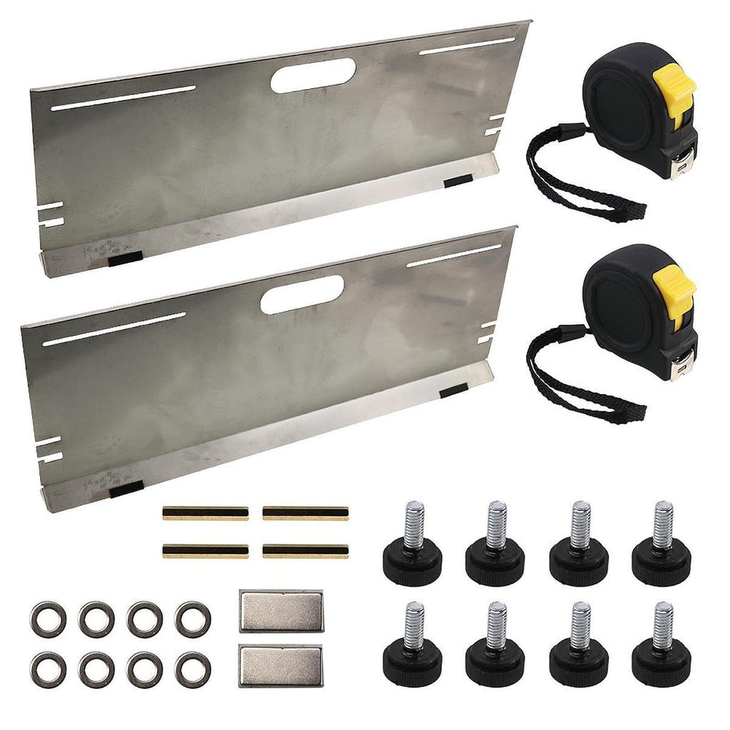 Wheel Alignment Toe Plate, Stainless Steel Adjustable Rod 10.5-21.2 in, for Sedans SUVs Pickup Trucks 15-22 in Hubs