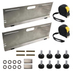 Wheel Alignment Tool Alignment Rods Toe Plate Toe Angle Measurement Tool Stainless Steel Anti Slip Design Suitable for Vehicles sedans SUVs Pickup