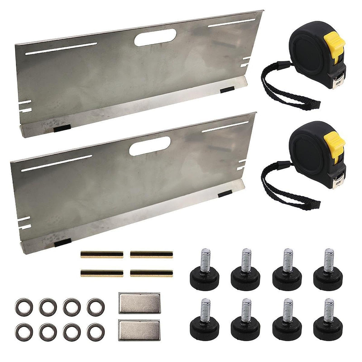 Wheel Alignment Tool Alignment Rods Toe Plate Toe Angle Measurement Tool Stainless Steel Anti Slip Design Suitable for Vehicles sedans SUVs Pickup