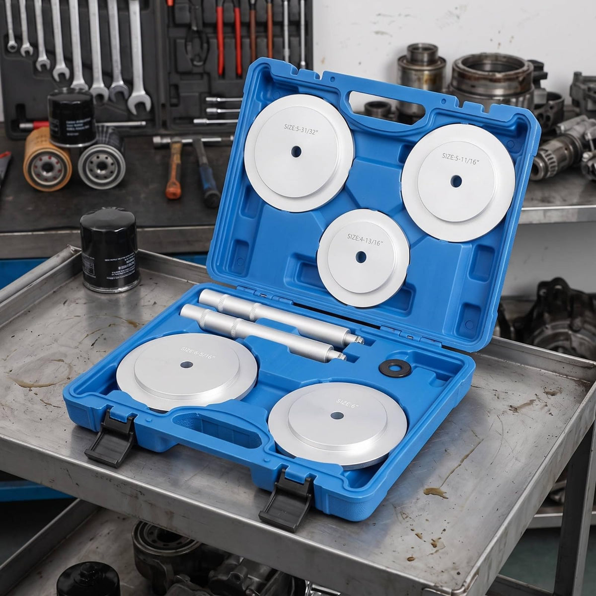 8 Pieces Versatile Bearing Press Kit