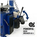 Jack Boss Tire Changer Machine, 3-Pedal Tire Machine, Heavy-Duty Wheel Tire Mounting & Dismounting Machine, 110V 60Hz Power, Fits 10"-24" Rims for Cars