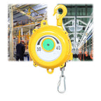 Heavy-Duty Retractable Spring Balancer Tool with Wire Rope & Hook for Workshop, Automotive & Assembly Line Use - 1pc (9-15kg) - Durable Load Suspension Solution