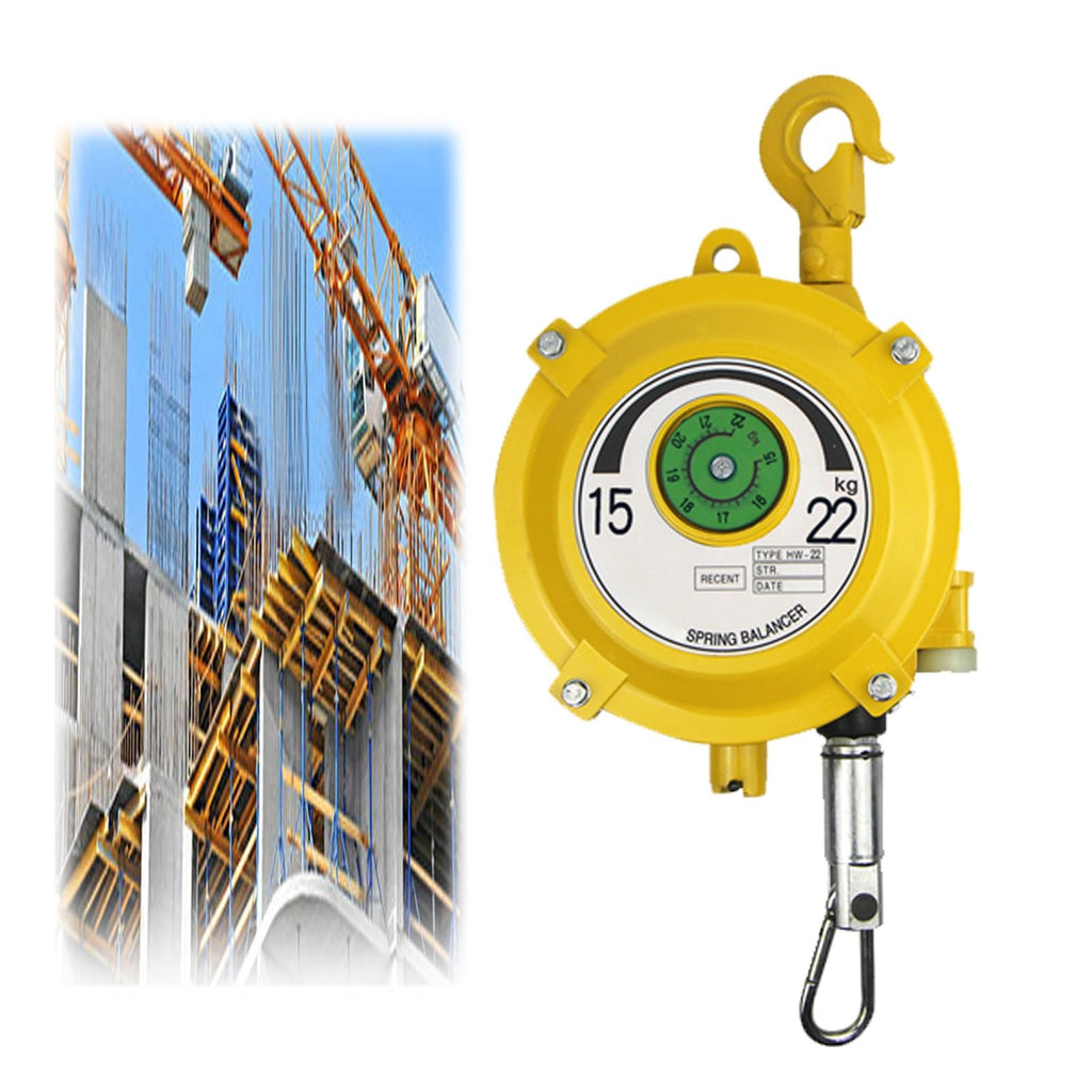 Retractable Spring Balancer,Tower Self-Locking Balancer, for Assembly Line, Workshop and Automotive Equipment, Multifunctional Auxiliary Tools.(1.6m-15-22kg)