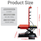 Pneumatic Tire Electric Lift Balancing Machine, 165 LBS Tire Elevator Lifting Device,75-mm AL Bearing-Linked Wheel Lifter