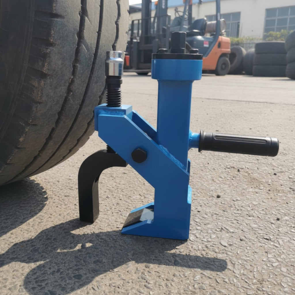 Tire Pressing Tool Compact Bead Press Tool Ergonomic Bead Pressing Clamp for Home Mechanics, Repair Shops, Blue