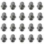 TRACER 20x Wheel Nuts M12 x 1.5 Flat Collar 37 Spanner Width 21 mm Compatible with Toyota, Allex