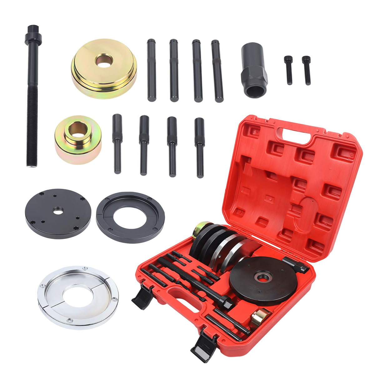 Wheel Drive Bearing Removal Tool Kit, 82mm Wheel Bearing Press Set for Easy Removal and Installation of Wheel Bearings