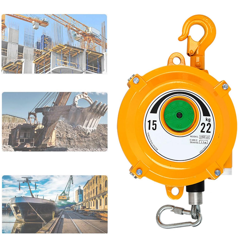 Spring Balancer,Tool Balancer with Hook and Wire Rope,Hanging Holder Spring Balancer,for Assembly Line,Workshop and Automotive Equipment,Multifunctional Auxiliary Tools(40-50kg