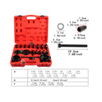 23Pcs Wheel Bearing Press Kit Front Wheel Drive Bearing Removal Tool Universal Storage Case Wheel Bearing Puller Tool Set