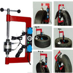 Tire Repair Machine Kit, Adjustable Height & Time, 8 Molds, Vulcanizer