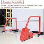 Spare Tire Rack for Shop, Vertical Garage Tire Storage Rack with Wheels, Rolling Multi-Tire Tire Display Stand, Metal Tire Holder