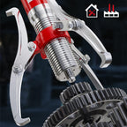 Hydraulic Gear Puller Kit - 2/3 Jaw Wheel Bearing & Pulley Separator Tool for Vertical & Horizontal Removal - Industrial Hydraulic Pulling Equipment