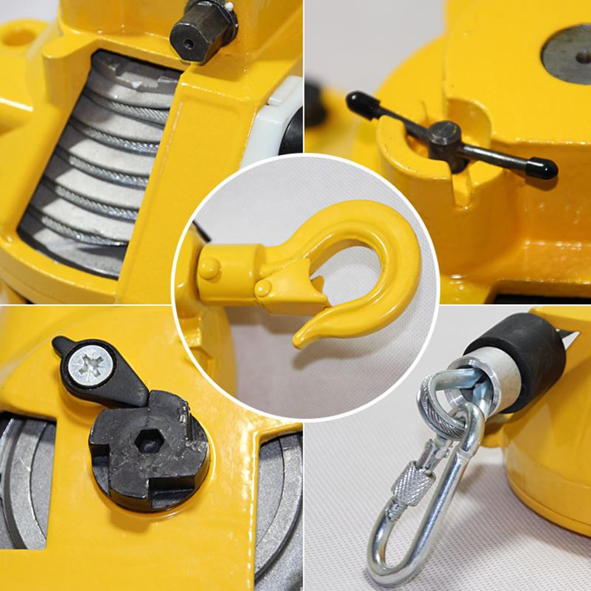 Spring Balancer Tool Balancer with Hook and Wire Rope with 1.5m Wire Rope and Hook Hanging Holding Equipment, for Assembly Line, Workshop and Automotive Equipment,60-70kg