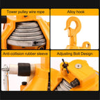 Spring Balancer, Spring Retractable Tool, with 150cm Cable and Alloy Safety Buckle, Stable and Durable, for Assembly Line, Hanging, Moving Tools, Fixtures,15-22 kg