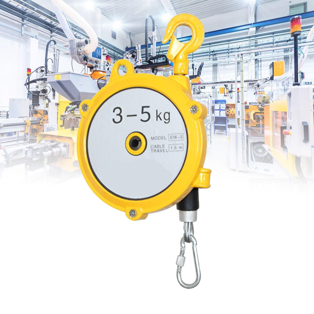 Retractable Spring Balancer - Adjustable Tool Balancer with Hook/Wire Rope for Workshop/Automotive Equipment, 1pcs(40-50kg)