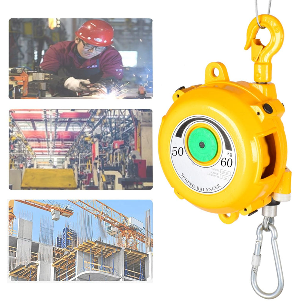 Spring Balancer,Hanging Retractable Tool Spring Balancer,Tower Type Pneumatic Combination Strapping Tool Balancing Lifting Jack,Multifunctional Auxiliary Tools(15-22kg