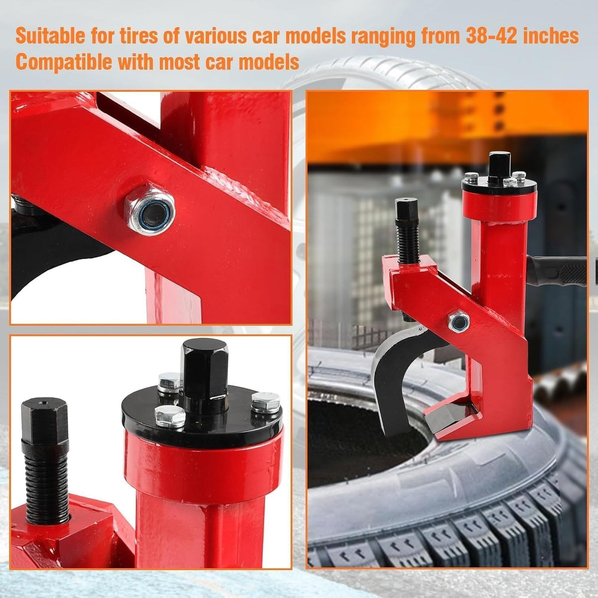 Tire Changing Tool,Heavy Duty Bead Buster Leverage Equipment for Car Truck Tractor ATV Rv Golf Cart, Garage Repair,Heavy Duty Tire Changing Tools