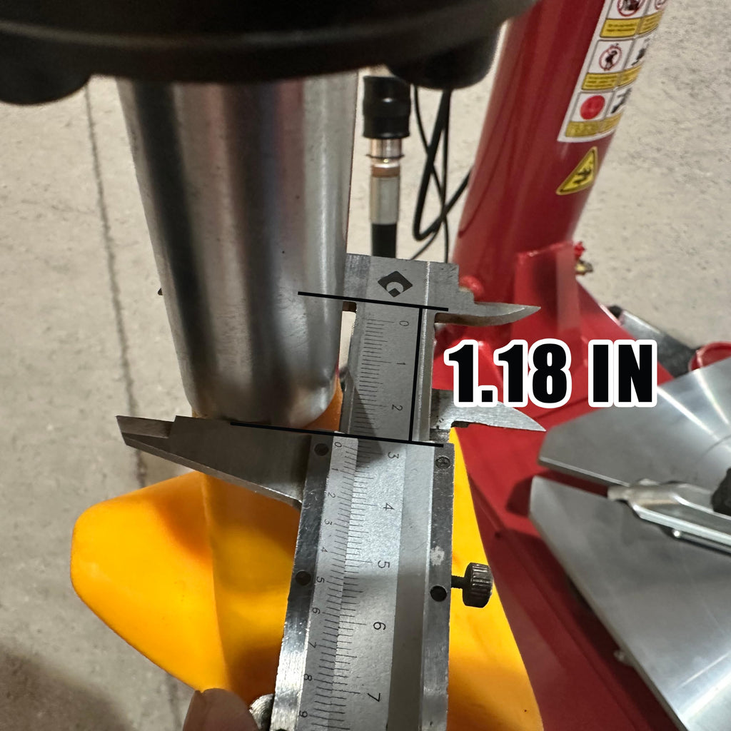 Motool Tire Machine with Dual Helper Arms and Automatic Bead Blaster, 14 to 24 Inch Rim Clamping Capacity Wheel Changer for Car Light Truck, Garage Tire Repair Equipment