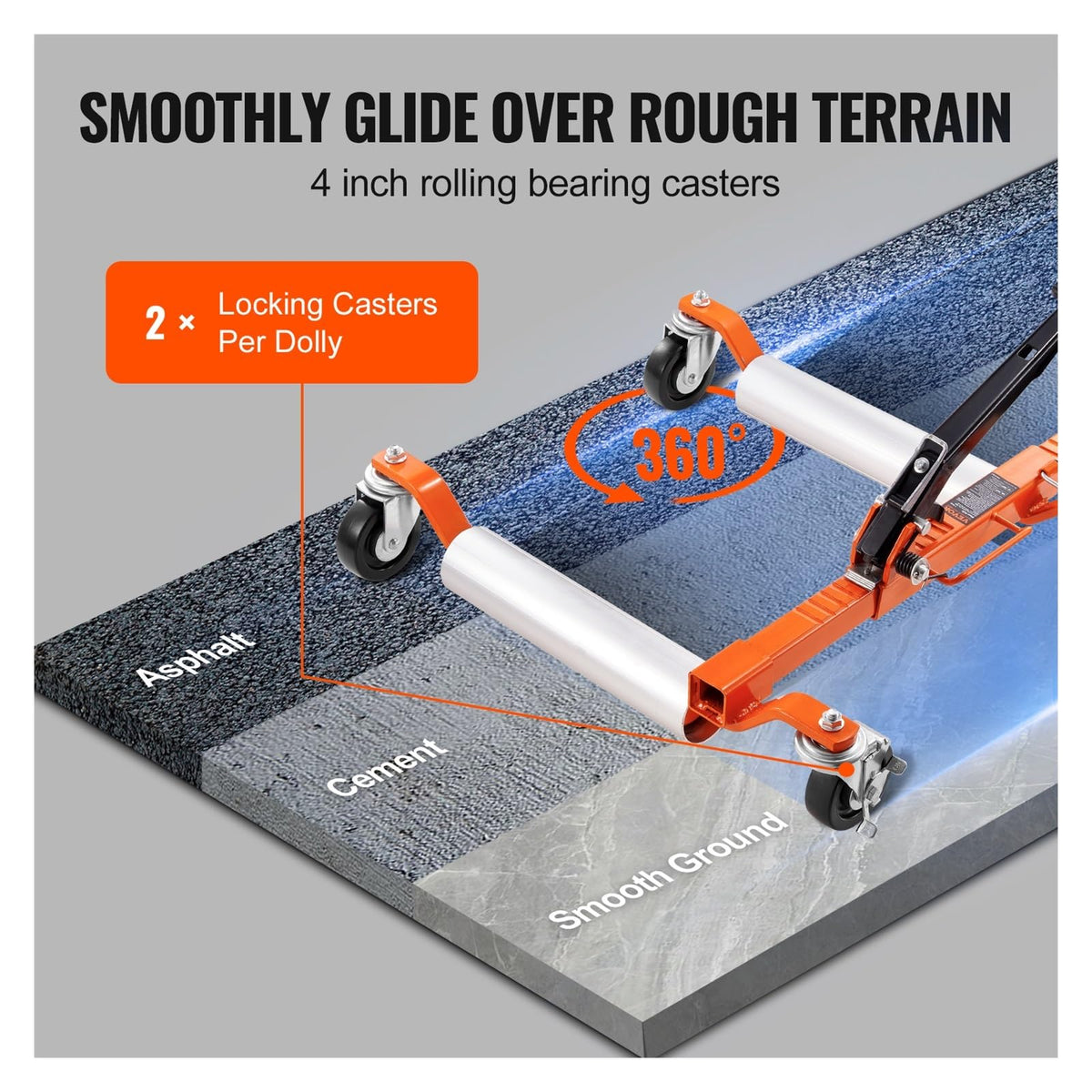 Hydraulic Ram Wheel Dolly 1500 LBS Car Jack Mechanic Lift Vehicle Positioning Hydraulic Tire for Auto Repair Moving