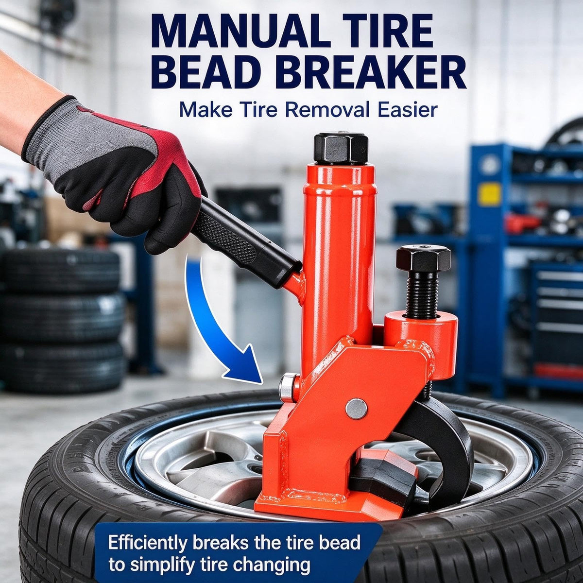 Manual Tire Bead Breaker Tool, Tire Removal Machine, Pneumatic Bead Breaker