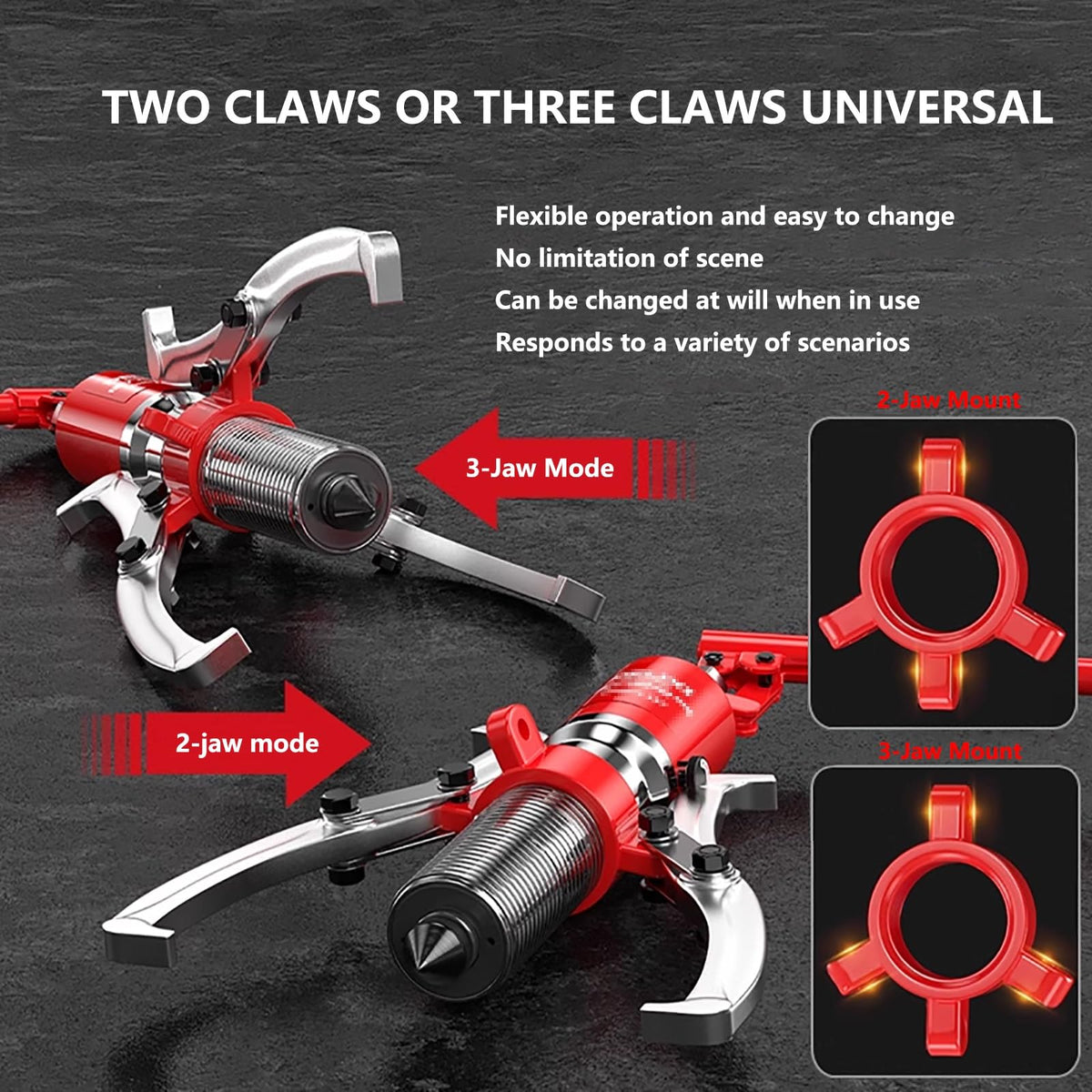 Heavy Duty Hydraulic Gear Puller, Wheel Bearing Removal Tool With Housing