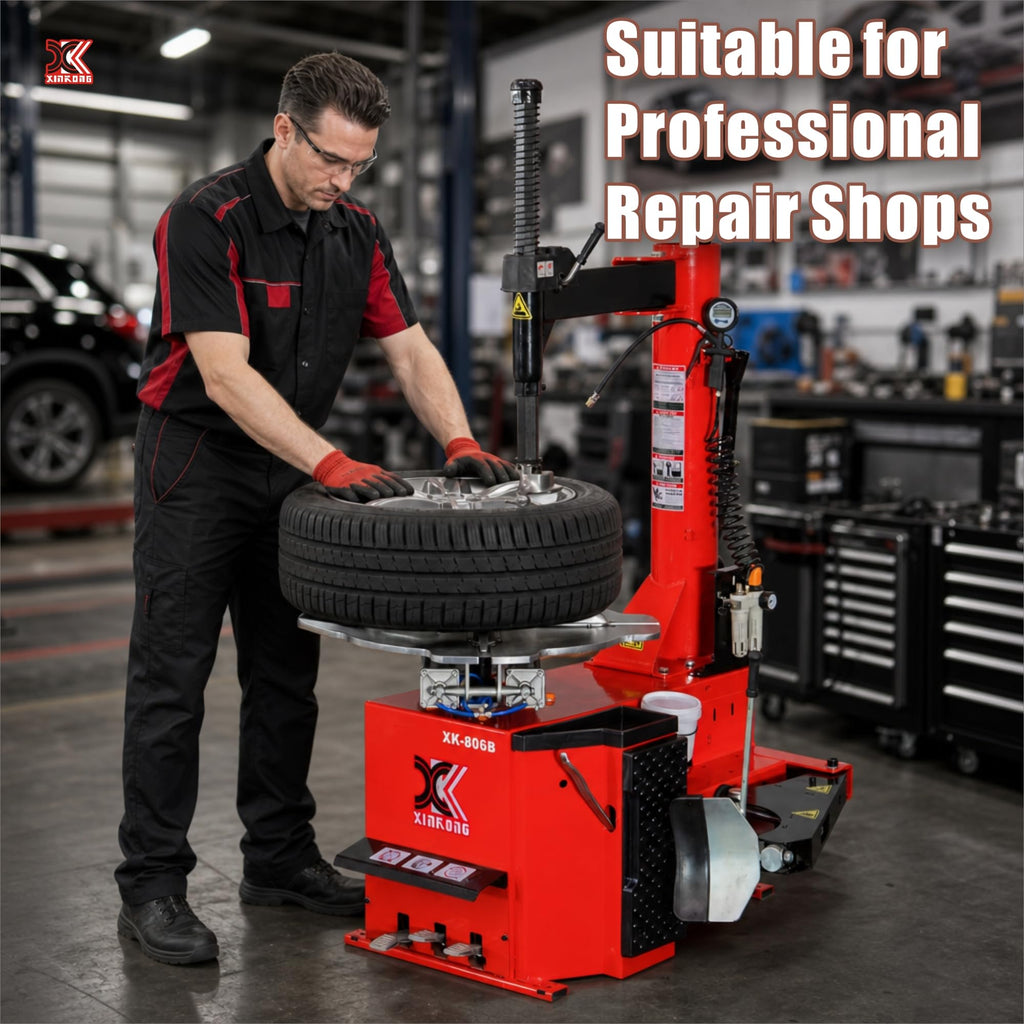 XK Tire Changer and Tire Balancer Combo Rim Clamp 28 in, 110V,806B-70D