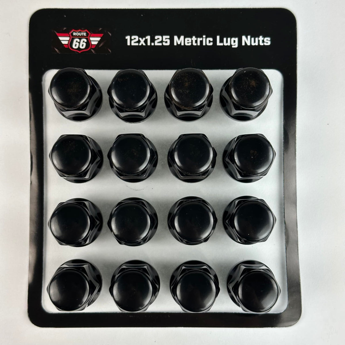 RM Cart 14" Raptor Gloss Black on 205/30-14 LSI Elite Tires (Set of 4) | Golf Cart Tires and Wheels Combo with Metric Lug Nuts