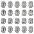 TRACER 20 x Wheel Nuts M12 x 1.25 Taper Collar Closed 60° 25 Spanner Width 19 mm Compatible with Vauxhall, Agila I