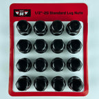 RM Cart 14" Raptor Gloss Black on 215/35-14 LSI Elite Tires (Set of 4) | Golf Cart Tires and Wheels Combo with Standard Lug Nuts