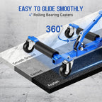 Takywep Mechanical Car Wheel Dolly Jack Set of 2, 3000 Lbs Blue