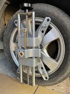 15.7” Wheel Alignment Turntable Turn Plates 4PCS 11-25” Rims Car Wheel Aligner Clamp Tool for All Wheel Aligner Machines