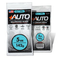 +AUTO 5 oz Tire Balancing Beads, Drop-in Bag with Valve Cap & Valve Core (76 Pack)